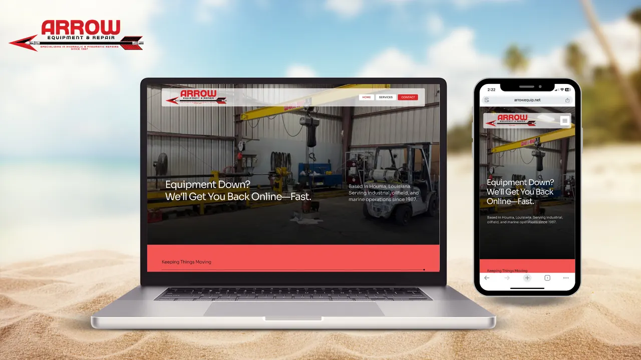 Arrow Equipment website