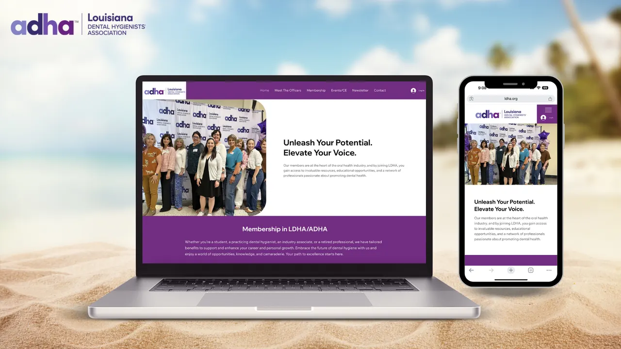 LDHA website built by Make Waves Marketing - Nonprofit industry, Louisiana.