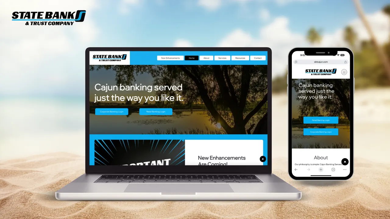 State Bank website
